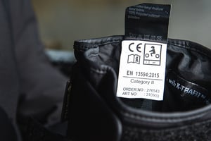 Motorcycle glove CE markings explained